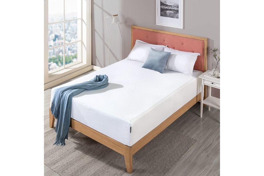 ZINUS 12 Inch Green Tea Cooling Gel Memory Foam Mattress