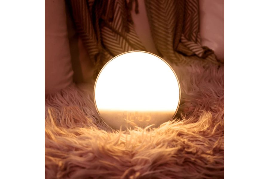 Dekala Sunstone™ - Sunlight Alarm Clock Radio with Sound Machine for Heavy Sleeper