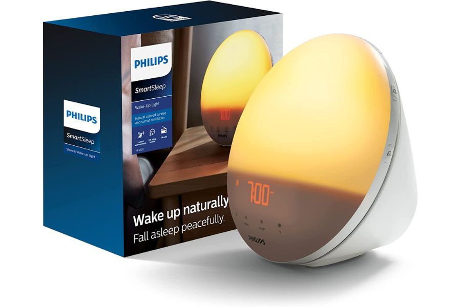 Philips Wake-Up Light Coloured Sunrise Simulation, White