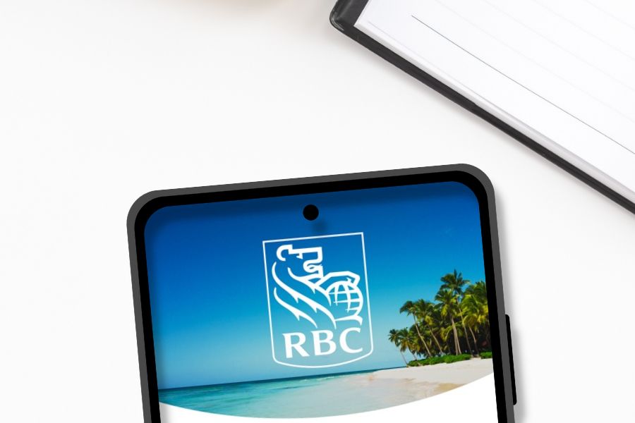 RBC app on smartphone